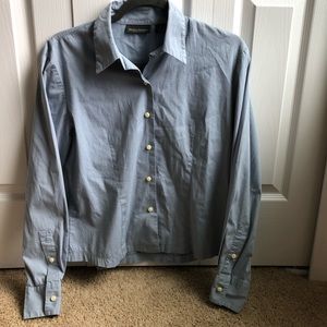 Size M Banana Republic Blue Button Down Stretch